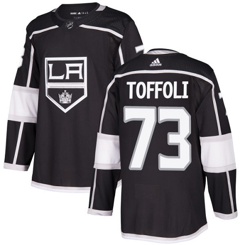 Adidas Kings #73 Tyler Toffoli Black Home Authentic Stitched NHL Jersey